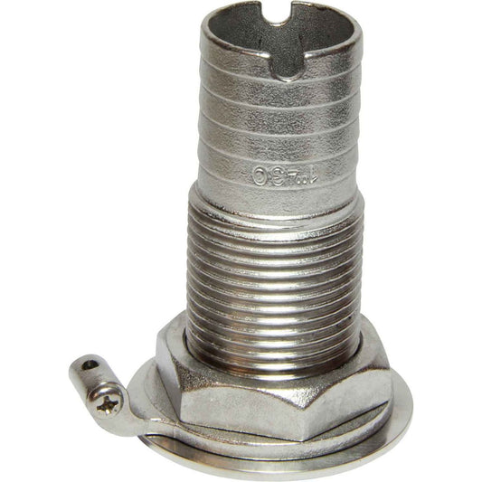 Osculati Stainless Steel 316 Skin Fitting (1" BSP, 30mm Hose Tail) 403585