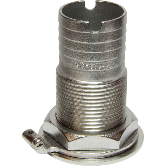 Osculati Stainless Steel 316 Skin Fitting (1-1/4" BSP, 38mm Hose Tail) 403586