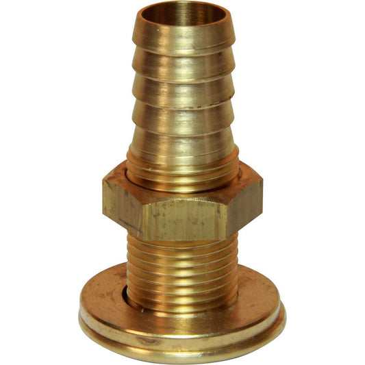 Maestrini DZR Through Hull Skin Fitting (1/2" BSP, 19mm Hose Tail) 403643
