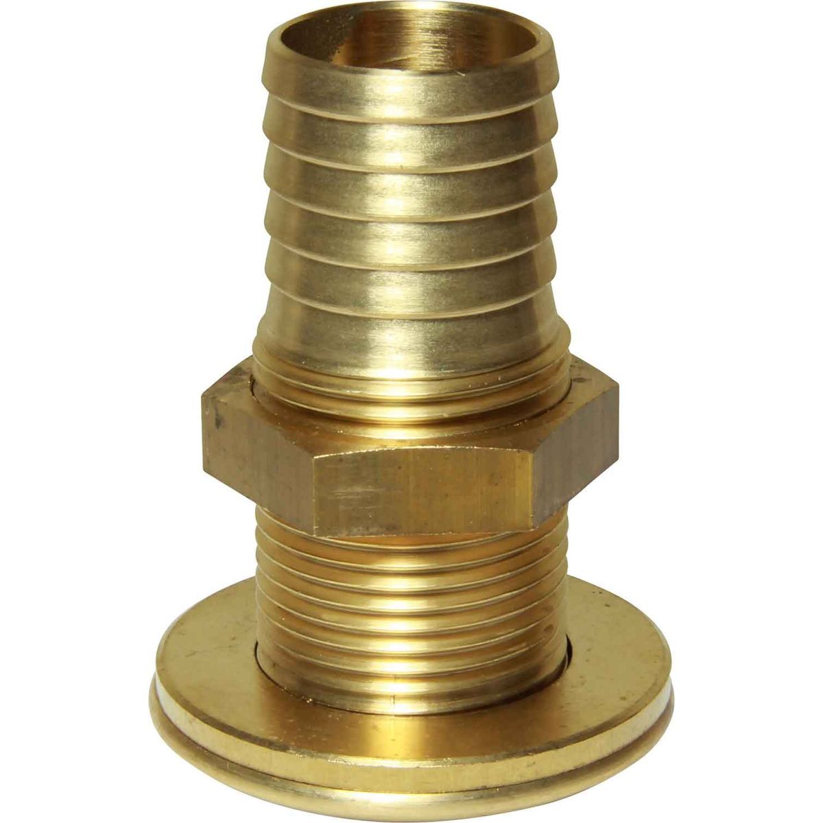 Maestrini DZR Through Hull Skin Fitting (1" BSP, 30mm Hose Tail) 403645