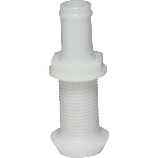 Perko 0301 Plastic Narrow Through Hull Skin Fitting (16mm Hose Tail) 403753