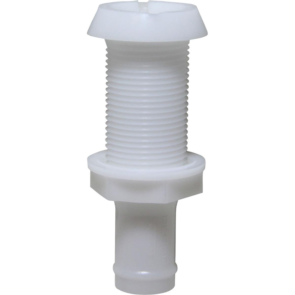 Perko 0301 Plastic Narrow Through Hull Skin Fitting (19mm Hose Tail) 403754