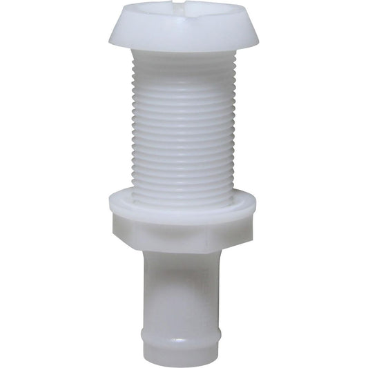 Perko 0301 Plastic Narrow Through Hull Skin Fitting (19mm Hose Tail) 403754
