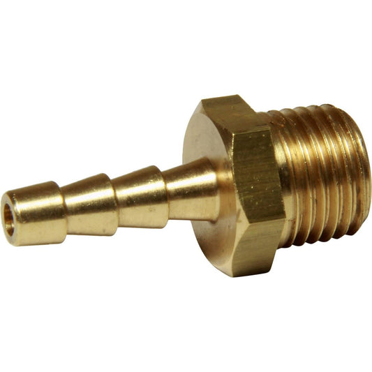 Maestrini Brass Straight Hose Tail (1/4" BSP Male to 6mm Hose) 404013