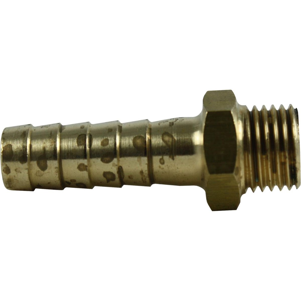 Maestrini Brass Straight Hose Tail (1/4" BSP Male to 10mm Hose) 404015