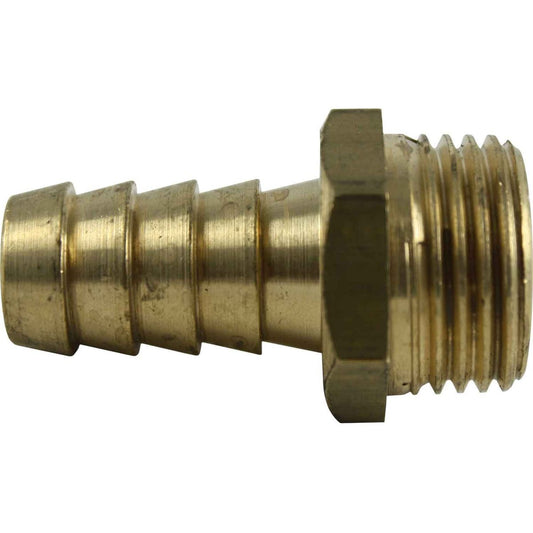 Maestrini Brass Straight Hose Tail (1/2" BSP Male to 14mm Hose) 404033