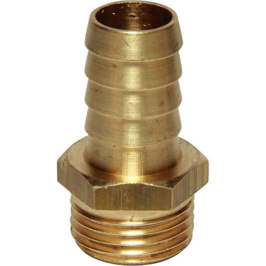 Maestrini Brass Straight Hose Tail (1/2" BSP Male to 16mm Hose) 404036