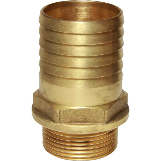 Maestrini Brass Straight Hose Tail (1-1/4" BSP Male to 45mm Hose) 404068