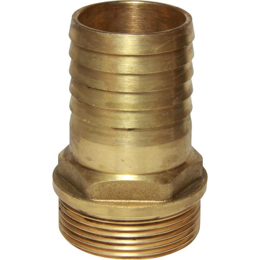 Maestrini Brass Straight Hose Tail (1-1/2" BSP Male to 40mm Hose) 404075