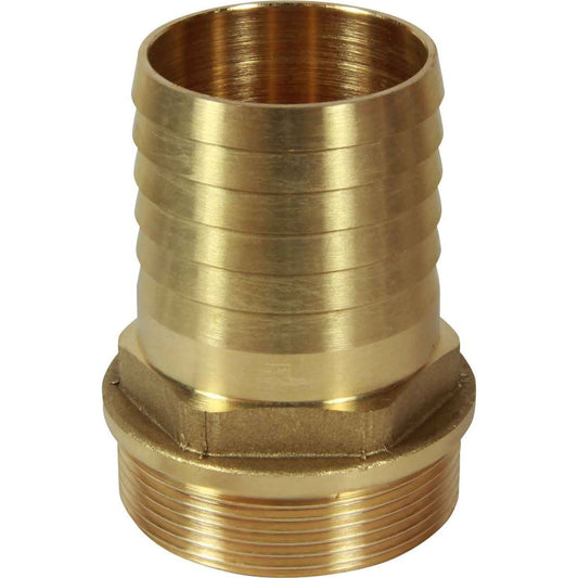 Maestrini Brass Straight Hose Tail (2" BSP Male to 51mm Hose) 404084