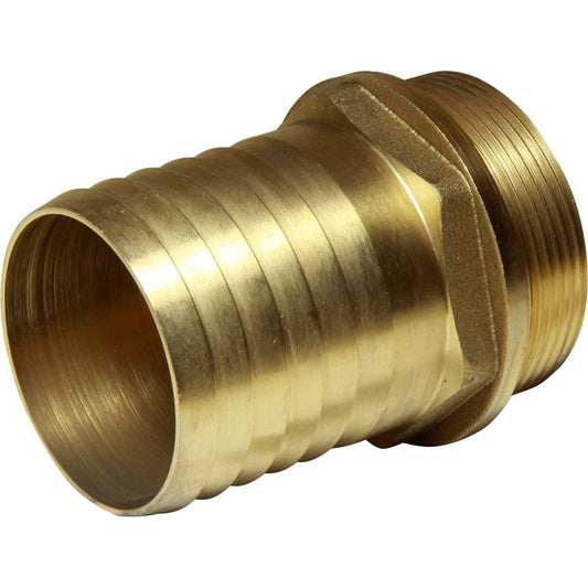 Maestrini Brass Straight Hose Tail (2" BSP Male to 55mm Hose) 404086