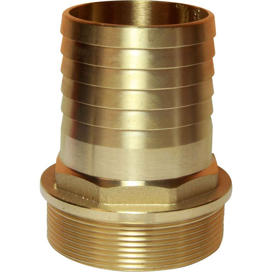 Maestrini Brass Straight Hose Tail (2-1/2" BSP Male to 63mm Hose) 404094