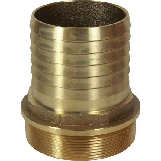 Maestrini Brass Straight Hose Tail (3" BSP Male to 80mm Hose) 404098