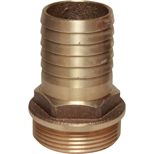 Maestrini Bronze Straight Hose Tail (1-1/2" BSP Male to 38mm Hose) 404174