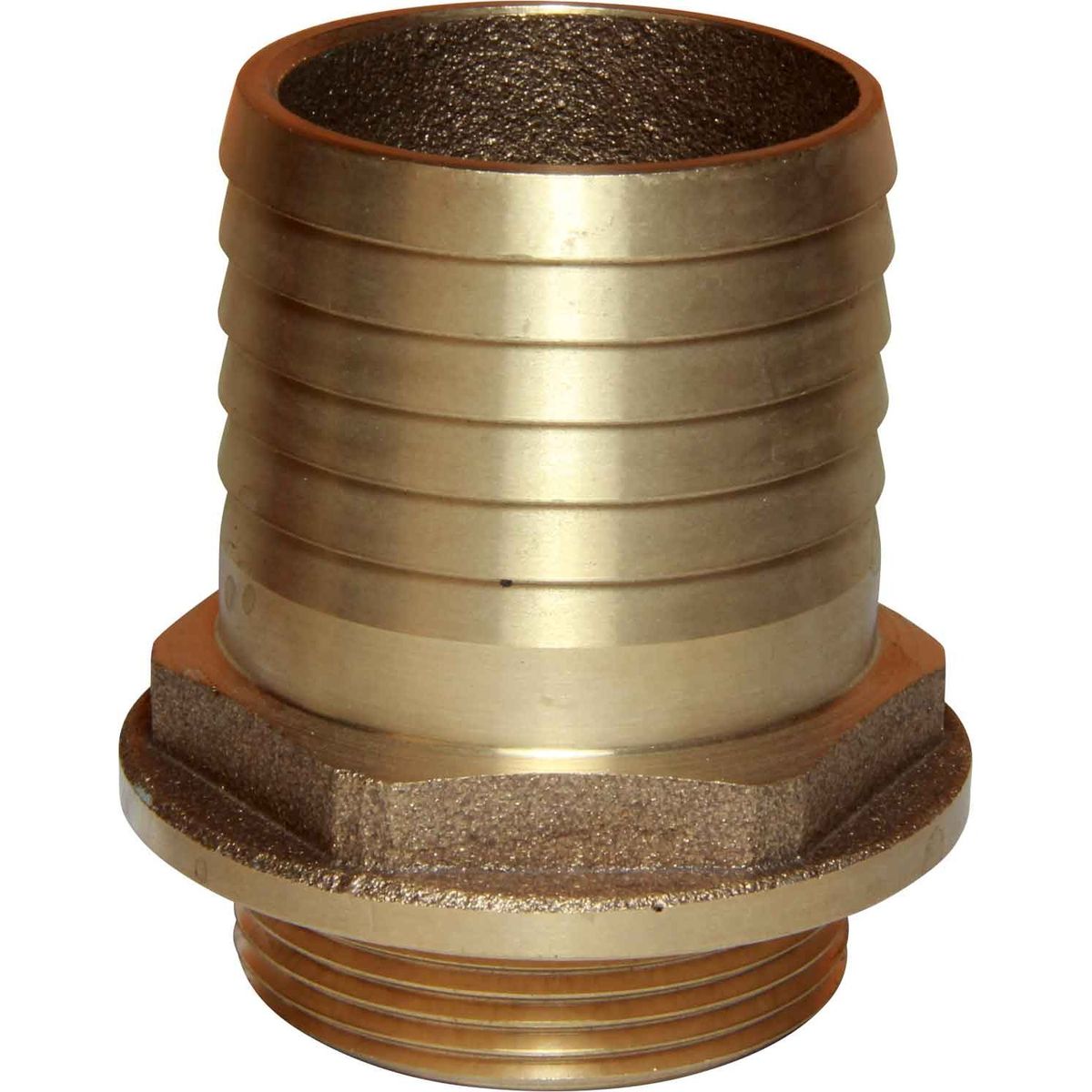 Maestrini Bronze Straight Hose Tail (1-1/2" BSP Male to 51mm Hose) 404178