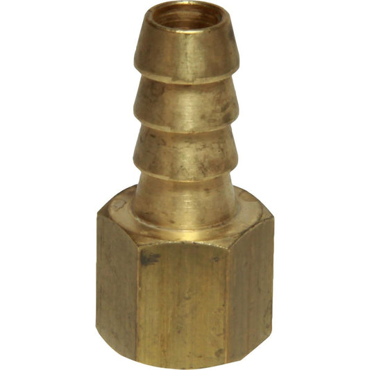 Maestrini Brass Straight Hose Tail (1/4" BSP Female to 10mm Hose) 404215