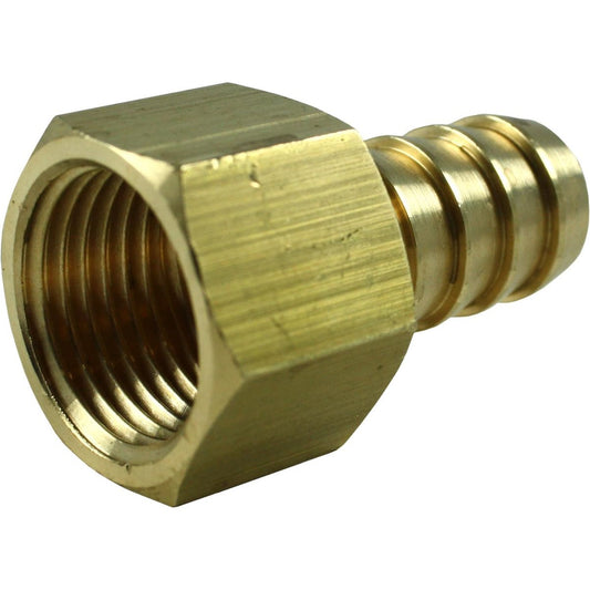 Maestrini Brass Straight Hose Tail (1/2" BSP Female to 15mm Hose) 404234