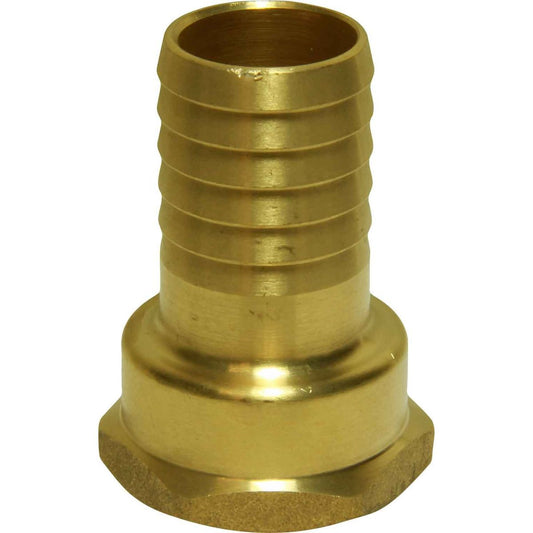 Maestrini Brass Straight Hose Tail (1" BSP Female to 27mm Hose) 404255