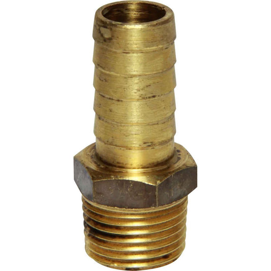 Maestrini DZR Straight Hose Tail (1/2" BSPT Male to 16mm Hose) 404636