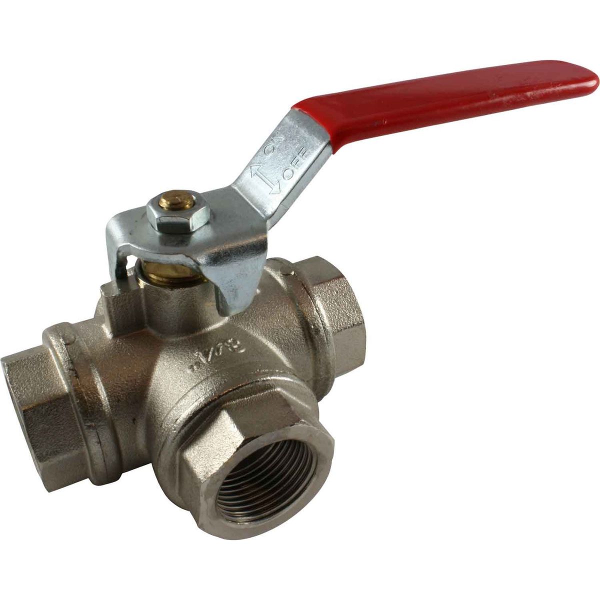 Maestrini Brass Reduced Passage T Port Valve (3/4" BSP) 405504