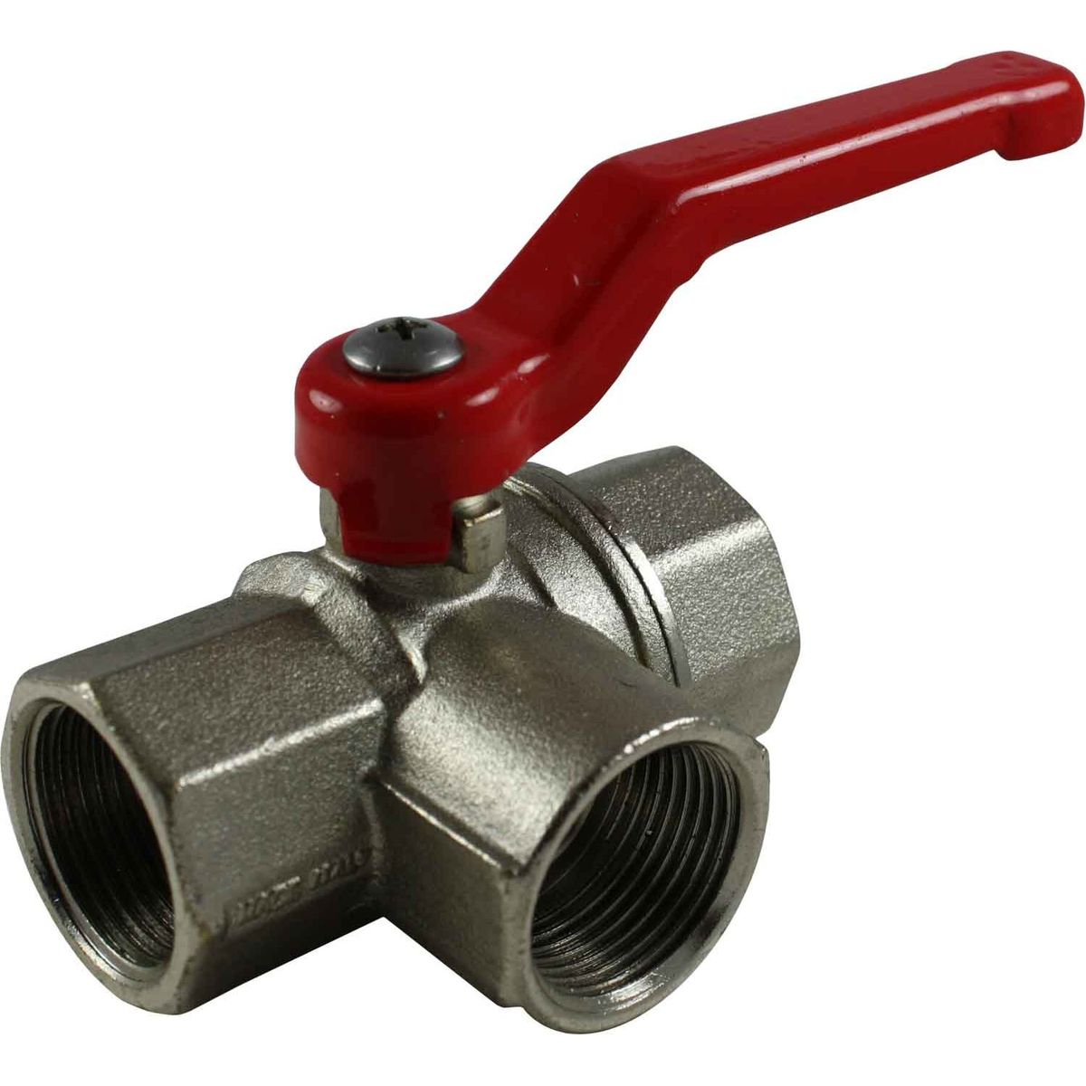 Maestrini Brass Full Bore T Port Valve (3/4" BSP) 405524