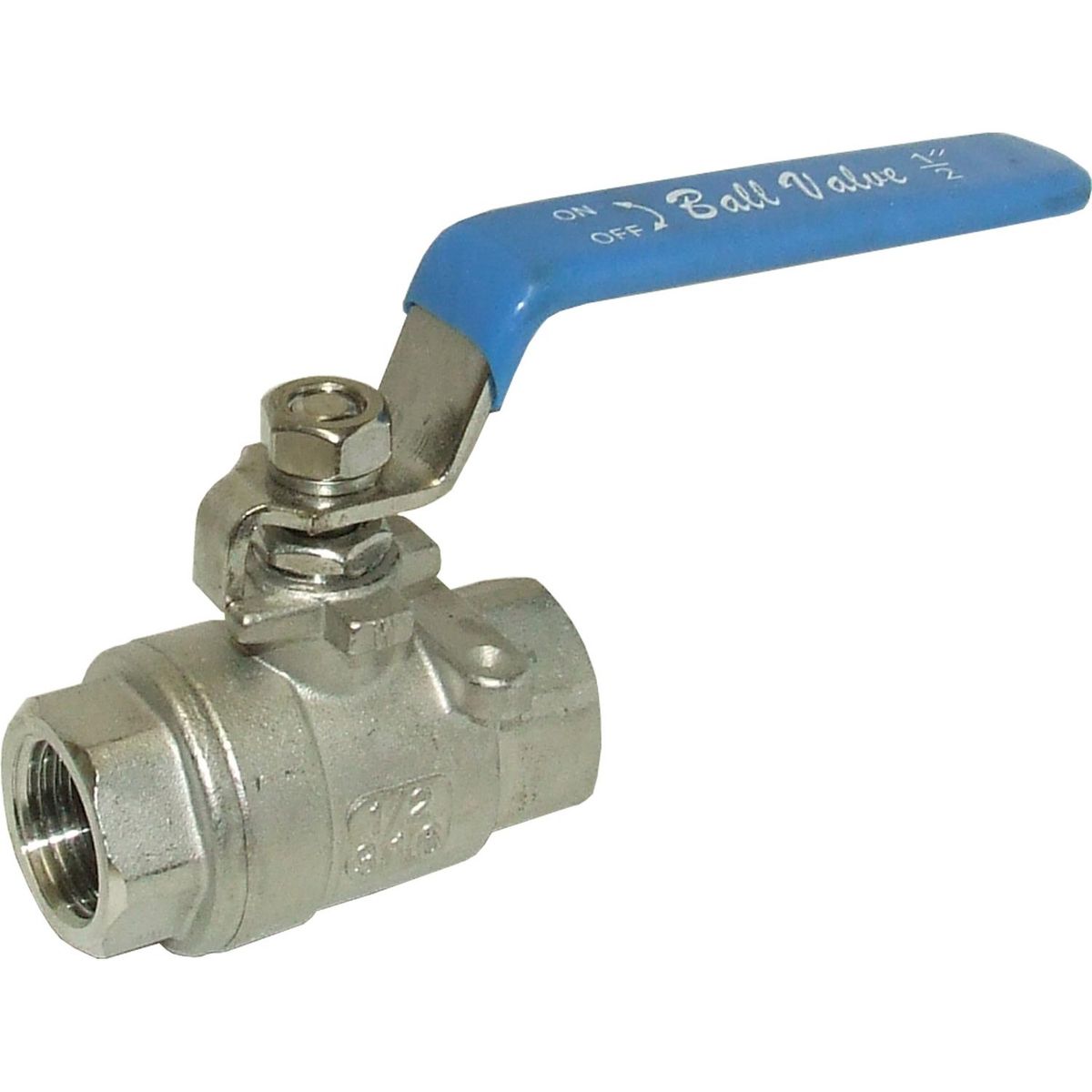 Osculati Stainless Steel Ball Valve (Female Each End / 1/2" BSP) 405753