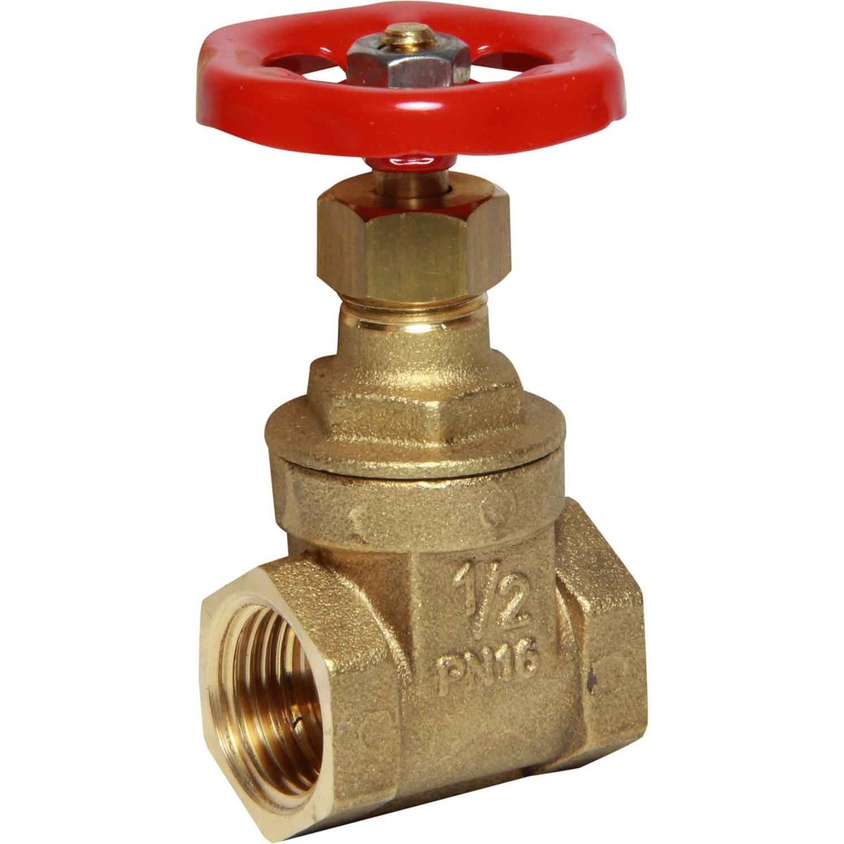 Maestrini Brass Gate Valve with Brass Body (Female / 1/2" BSP) 406003