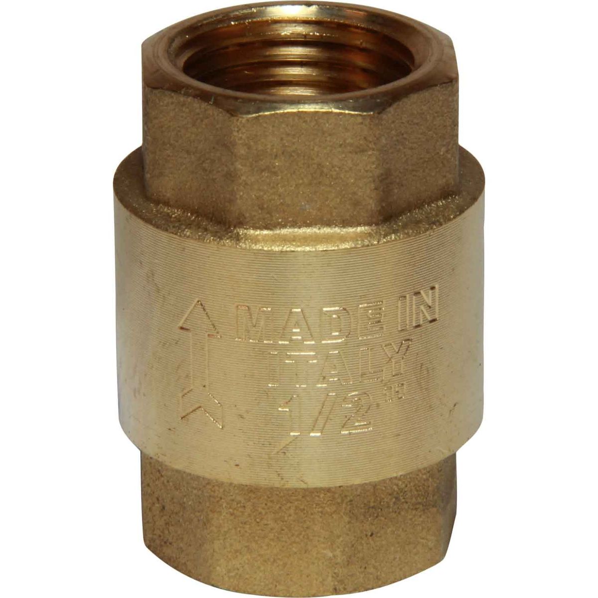 Maestrini Brass Inline Spring Check Valve (Female / 1/2" BSP) 406603