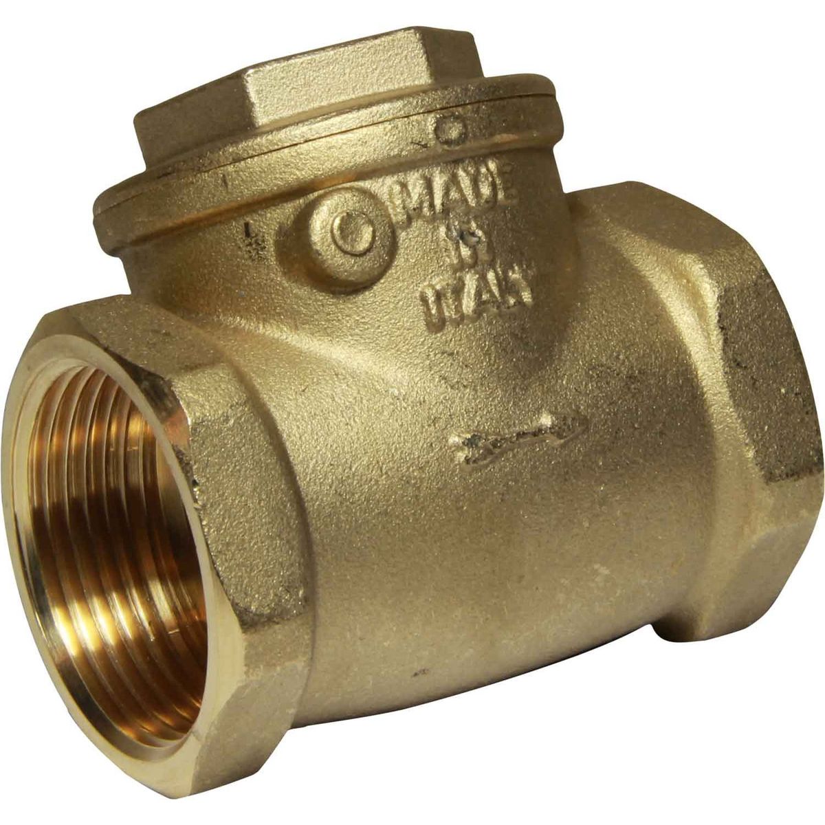 Maestrini Brass Inline Swing Check Valve (Female / 1-1/4" BSP) 406706