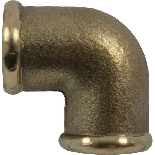 Maestrini Brass Compact 90 Degree Elbow (Female Ports / 1/4" BSP) 407001