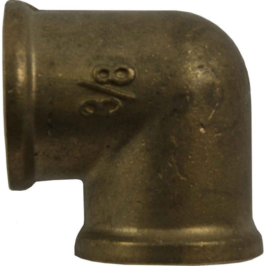 Maestrini Brass Compact 90 Degree Elbow (Female Ports / 3/8" BSP) 407002