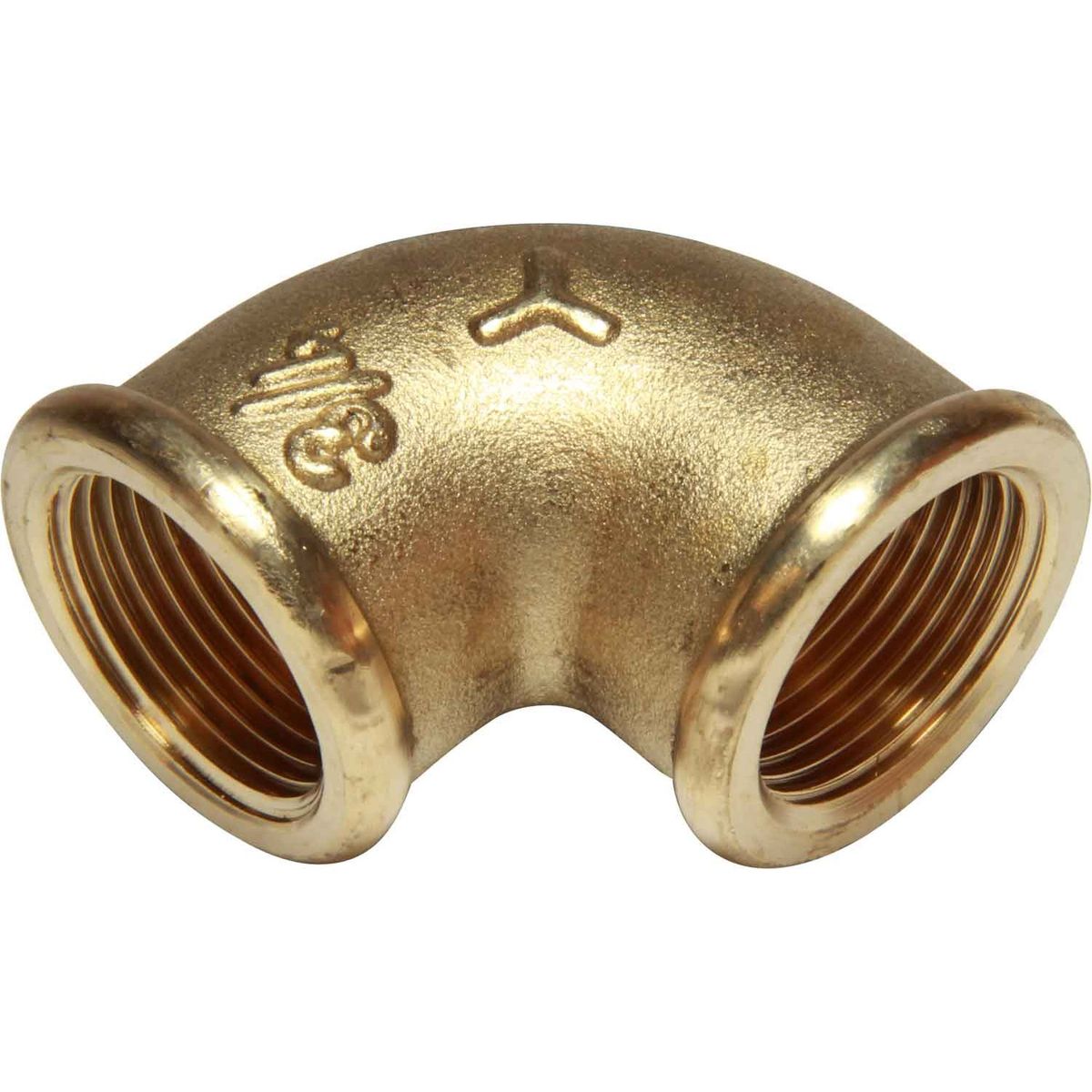 Maestrini Brass Compact 90 Degree Elbow (Female Ports / 3/4" BSP) 407004