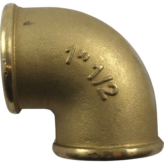 Maestrini Brass Compact 90 Degree Elbow (Female Ports / 1-1/2" BSP) 407007