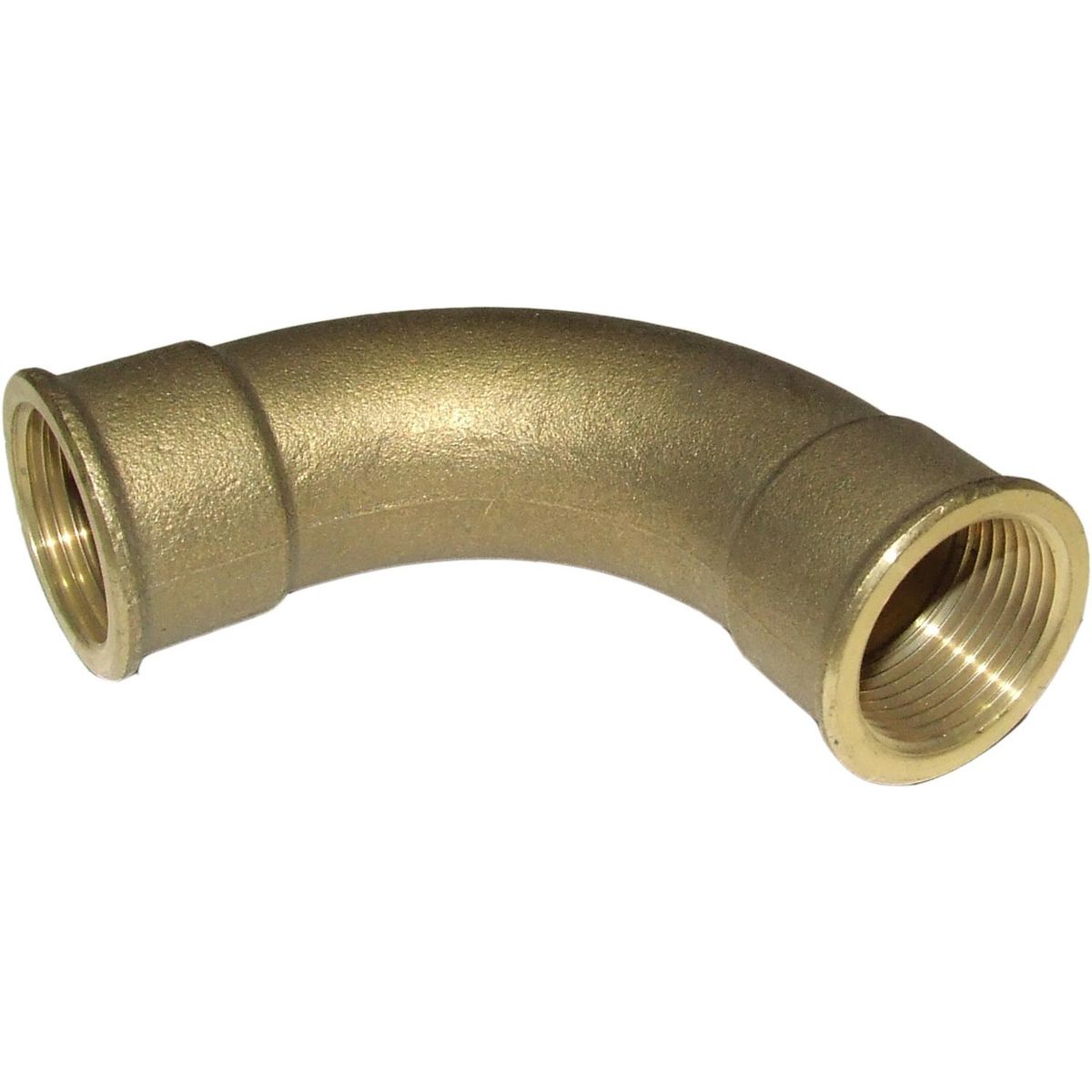 Maestrini Brass Swept 90 Degree Elbow (Female Ports / 1" BSP) 407025