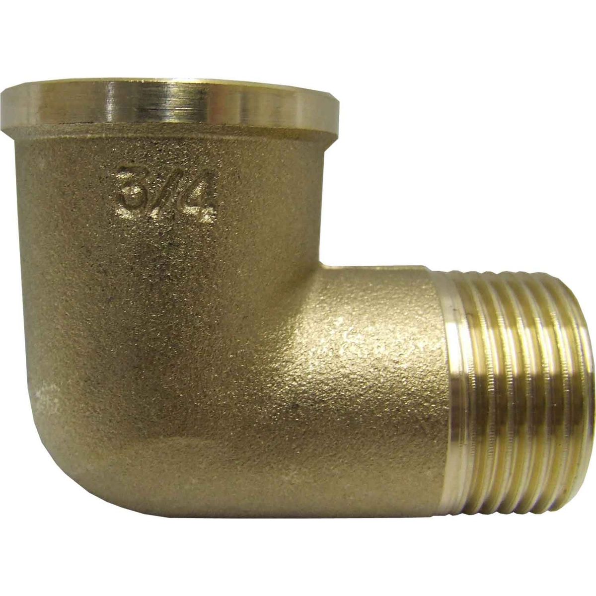 Maestrini Brass Compact 90 Degree Elbow (3/4" BSPT Male/BSP Female) 407044