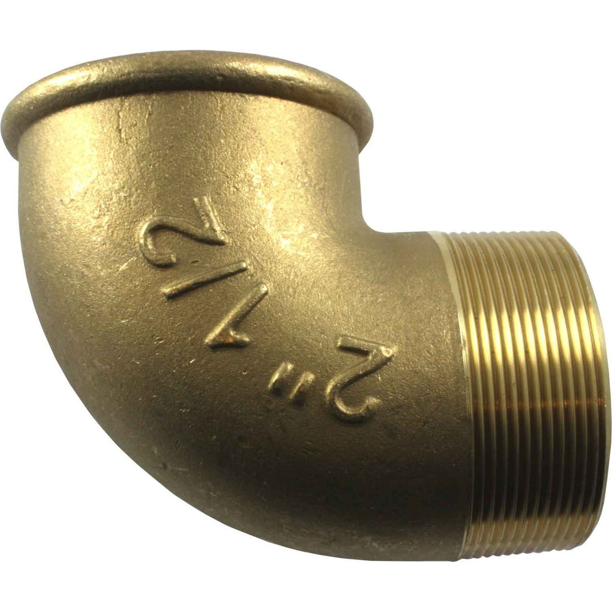 Maestrini Brass Compact 90 Degree Elbow (2-1/2" BSPT Male/BSP Female) 407049