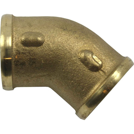 Maestrini Brass Compact 45 Degree Elbow (Female Ports / 1/2" BSP) 407083