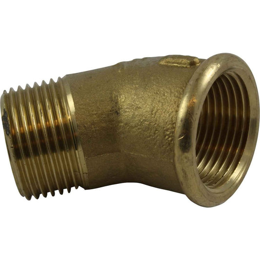 Maestrini Brass Compact 45 Degree Elbow (1" BSPT Male/BSP Female) 407095