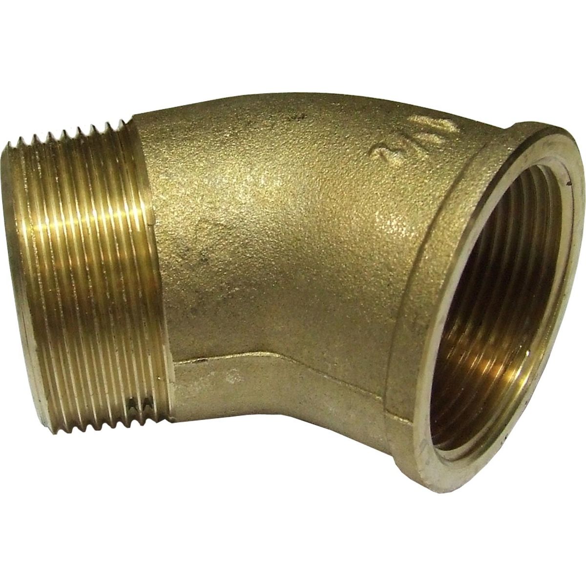 Maestrini Brass Compact 45 Degree Elbow (1-1/2" BSPT Male/BSP Female) 407097