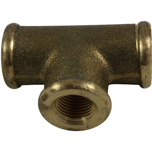 Maestrini Brass Equal Tee Fitting (Female Ports / 1/8" BSP) 407100