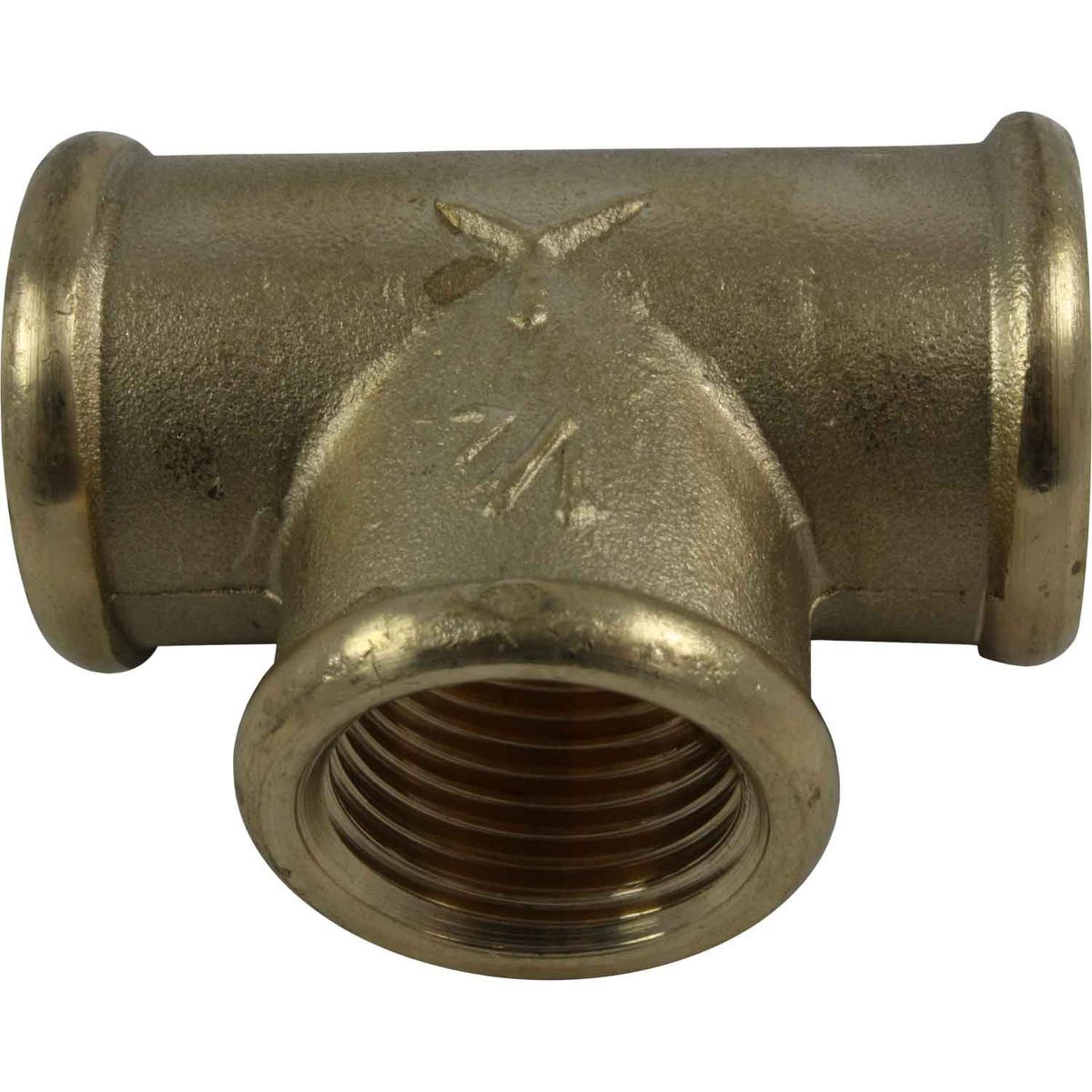 Maestrini Brass Equal Tee Fitting (Female Ports / 1/2" BSP) 407103
