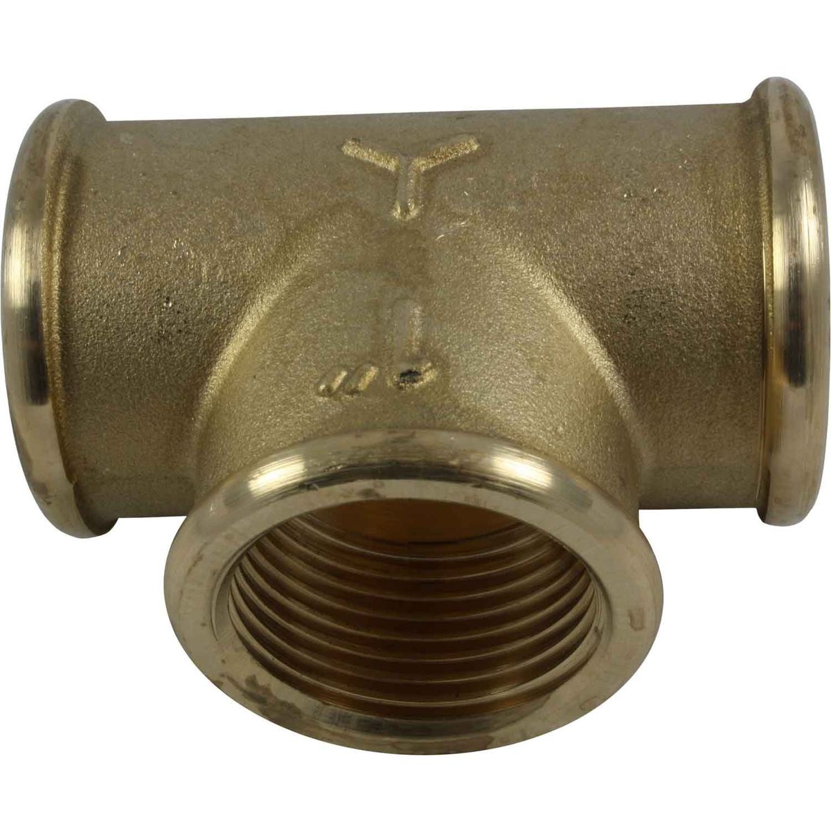 Maestrini Brass Equal Tee Fitting (Female Ports / 1" BSP) 407105