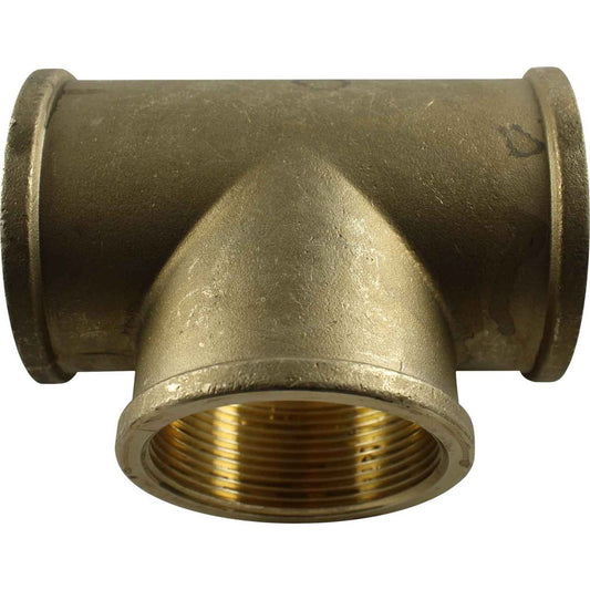 Maestrini Brass Equal Tee Fitting (Female Ports / 2" BSP) 407108
