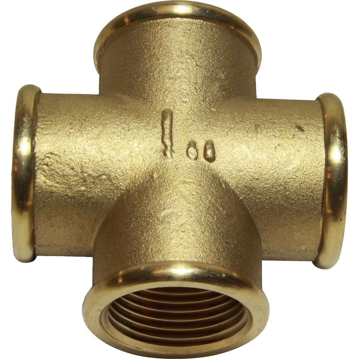 Maestrini Brass Equal Cross Fitting (Female Ports / 1" BSP) 407125