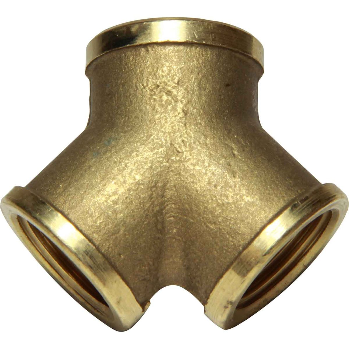 Maestrini Brass Equal Y Fitting (Female Ports / 1/2" BSP) 407143