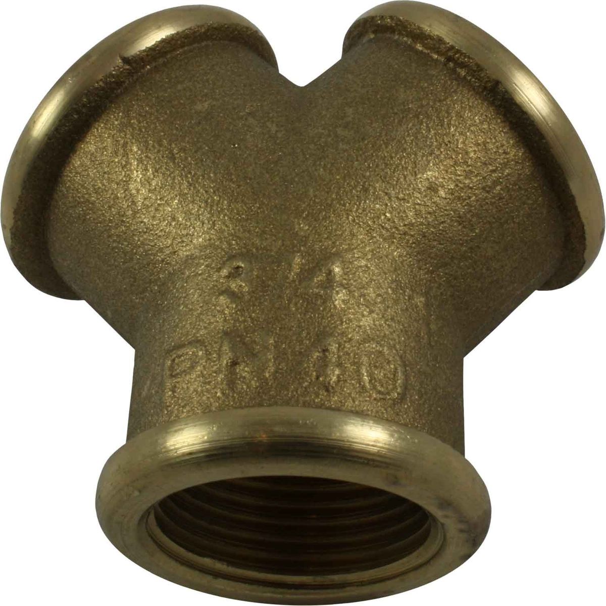 Maestrini Brass Equal Y Fitting (Female Ports / 3/4" BSP) 407144