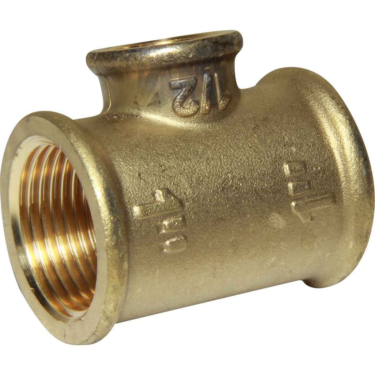 Maestrini Brass Unequal Tee Fitting (Female Ports / 1" x 1/2" BSP) 407165