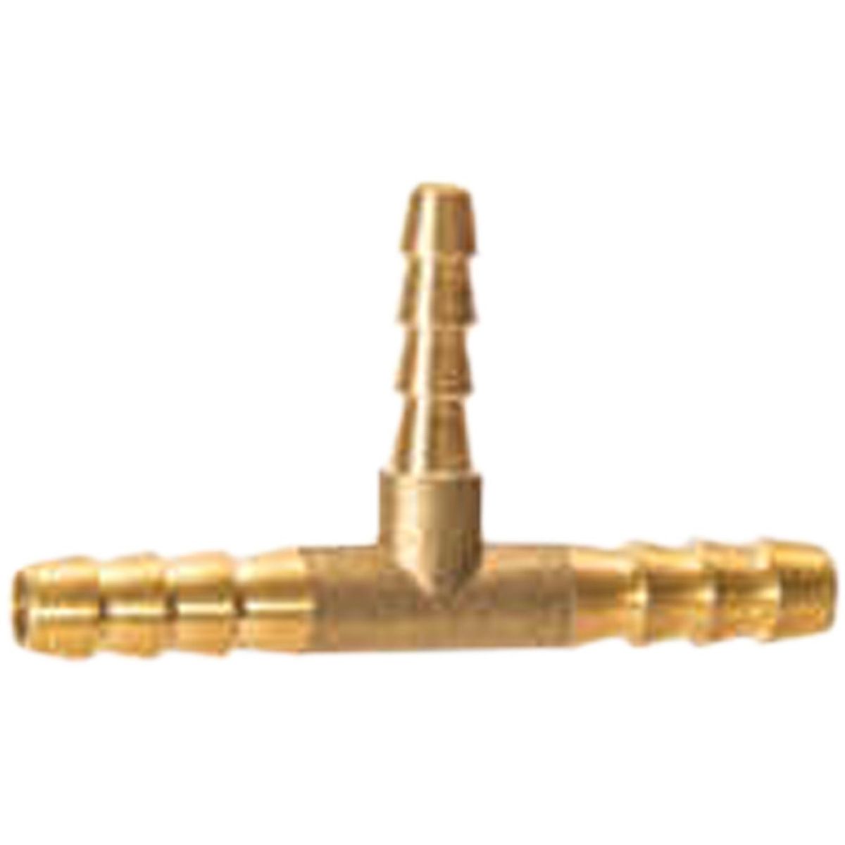 Maestrini Brass Unequal Tee Fitting (8mm x 6mm Hose ID) 407172