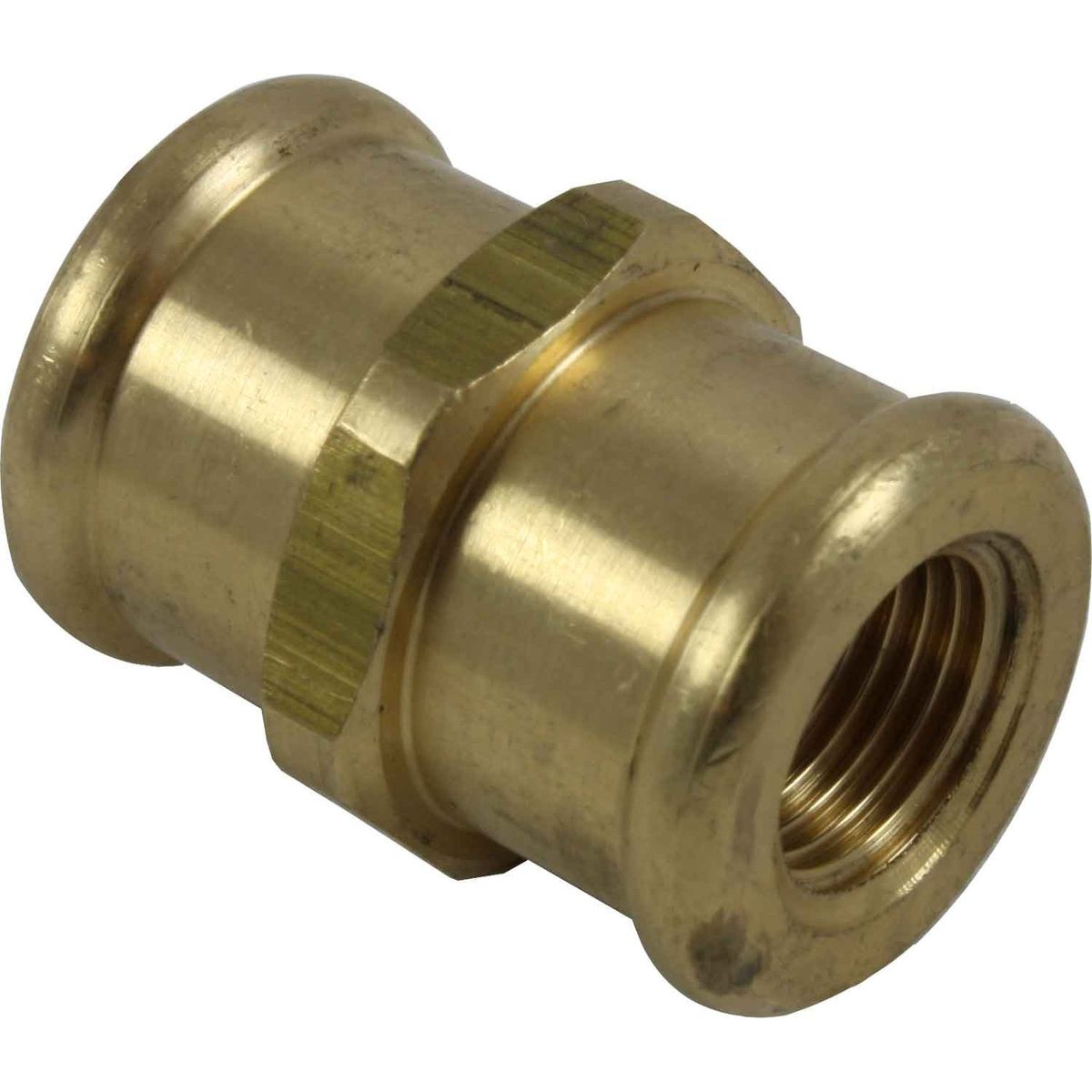 Maestrini Brass Equal Socket (Female Ports / 1/8" BSP) 407200
