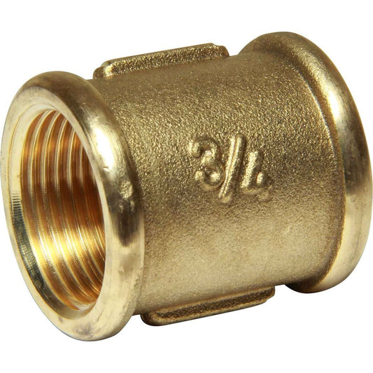 Maestrini Brass Equal Socket (Female Ports / 3/4" BSP) 407204